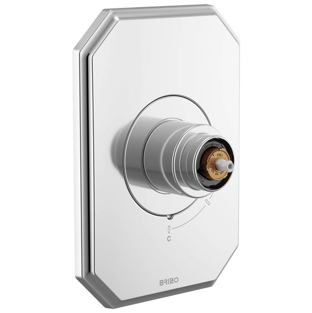 Brizo - BeauclereE Pressure Balance Valve Only Trim - Less Handle - Chrome