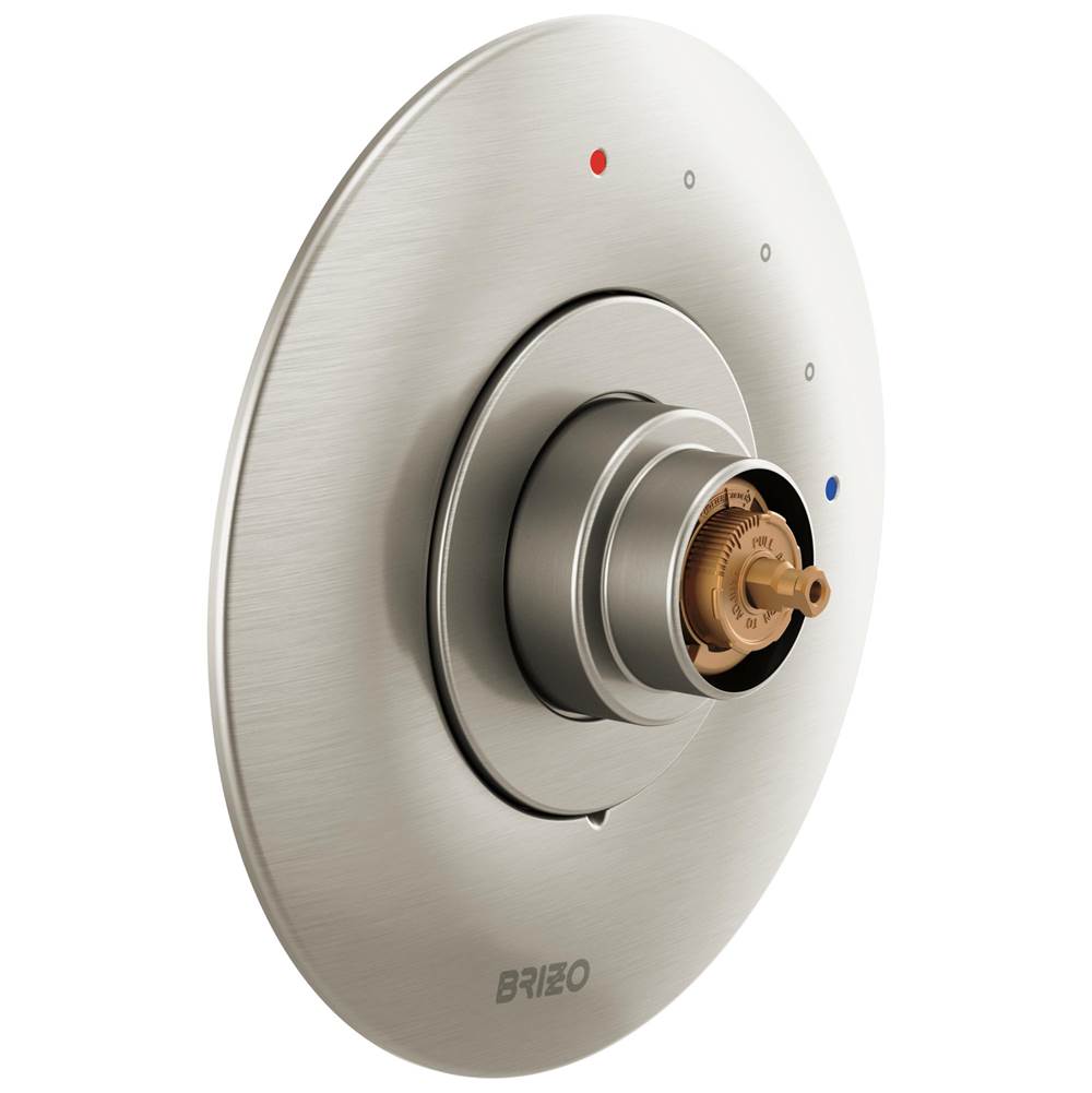 Brizo - Odin Pressure Balance Valve Trim Only - Less Handle - Brushed Nickel