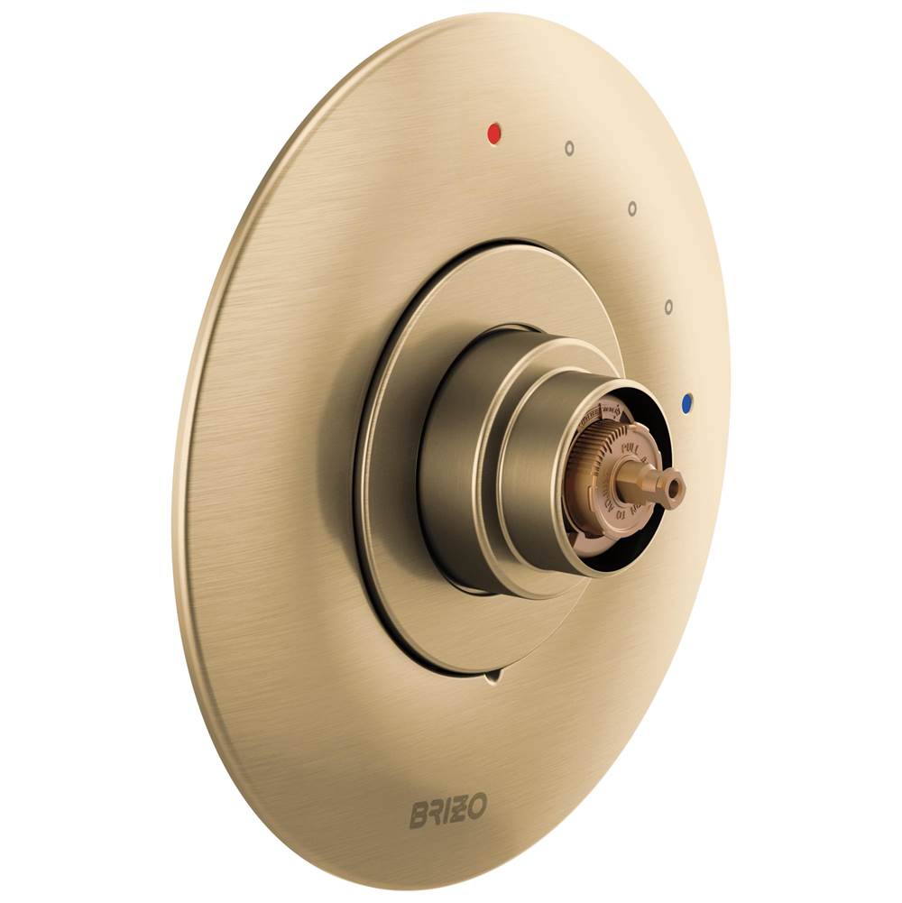 Brizo - Odin Pressure Balance Valve Trim Only - Less Handle - Luxe Gold