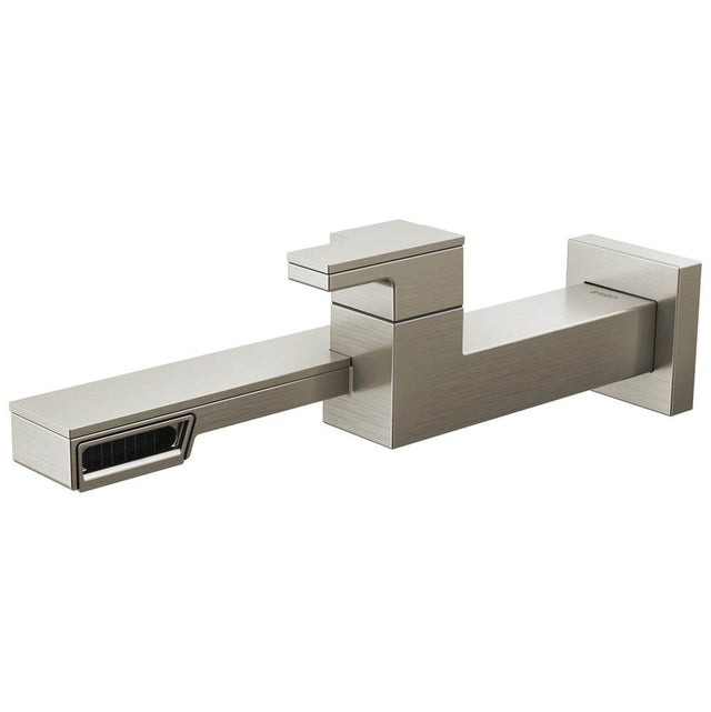 Brizo - Frank Lloyd Wright Single-Handle Wall Mount Lavatory Faucet 1.2 GPM - Luxe Nickel