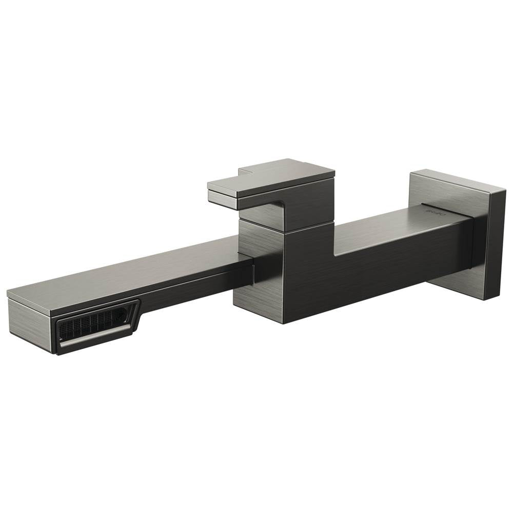 Brizo - Frank Lloyd Wright Single-Handle Wall Mount Lavatory Faucet 1.2 GPM - Luxe Steel