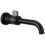 Brizo - Litze Wall Mount Lavatory - Matte Black With Luxe Steel