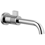 Brizo - Litze Single-Handle Wall Mount Lavatory Faucet 1.5 GPM - Chrome