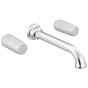 Brizo - BeauclereE Two-Handle Wall Mount Lavatory Faucet - Less Handles 1.2 GPM - Chrome