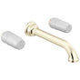 Brizo - BeauclereE Two-Handle Wall Mount Lavatory Faucet - Less Handles 1.2 GPM - Polished Nickel