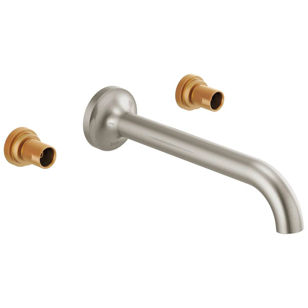 Brizo - Odin Widespread Lavatory Faucet - Less Handles 1.2 GPM - Brushed Nickel