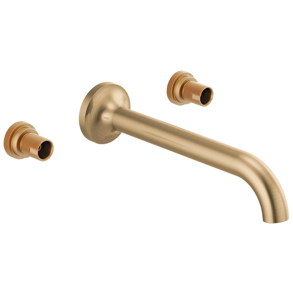 Brizo - Odin Widespread Lavatory Faucet - Less Handles 1.2 GPM - Luxe Gold