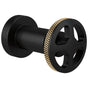 Brizo - Litze Sensori Volume Control Trim With Wheel Handle - Matte Black With Luxe Gold