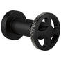 Brizo - Litze Sensori Volume Control Trim With Wheel Handle - Matte Black With Luxe Steel