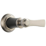 Brizo - Rook Sensori Volume Control Trim - Lever - Luxe Nickel   With Matte Black