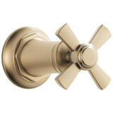 Brizo - Rook Sensori Volume Control Trim - Cross - Luxe Gold