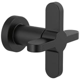 Brizo - Jason Wu for BrizoE Sensori Volume Control with Cross Handle - Matte Black