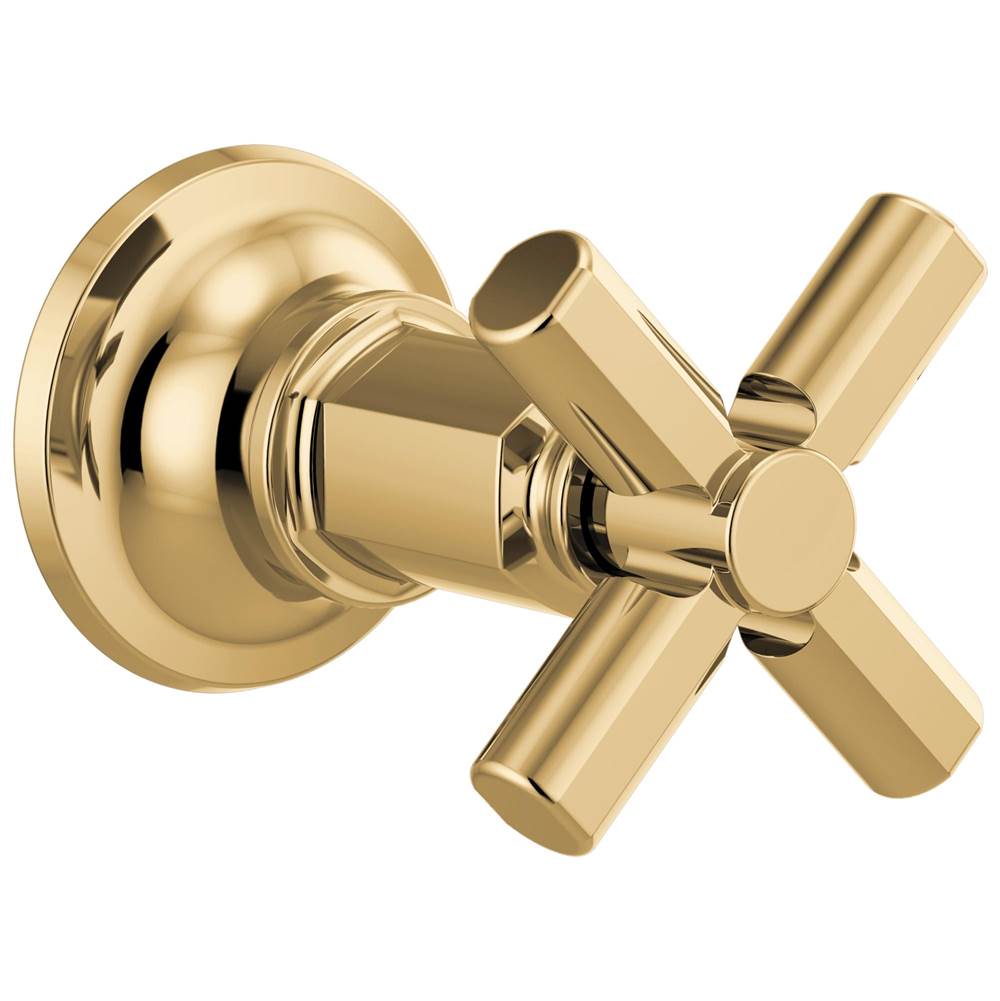 Brizo - Invari Sensori Volume Control Trim With Cross Handle - Polished Gold