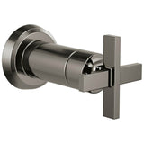 Brizo - LevoirE Sensori Volume Control Trim Cross - Brilliance Black Onyx