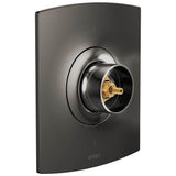 Brizo - Kintsu Sensori Thermostatic Valve Trim - Less Handle - Brilliance Black Onyx