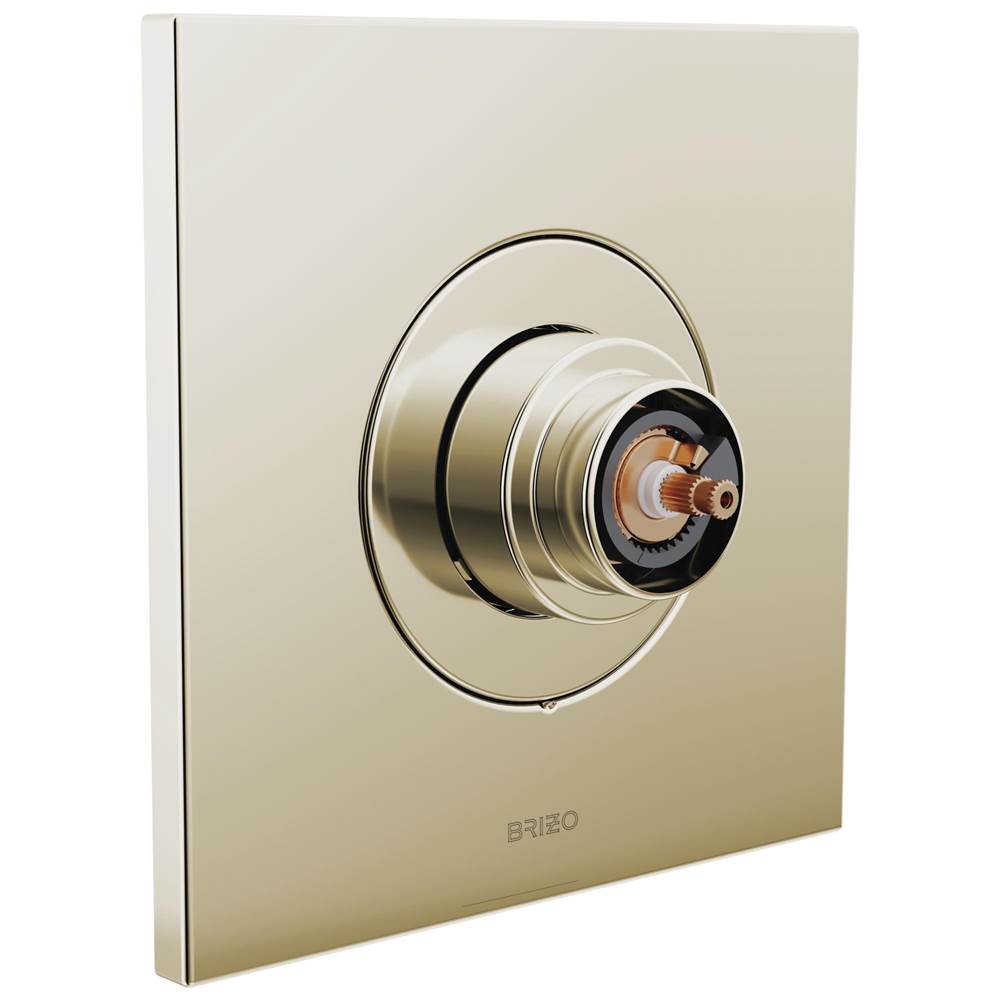 Brizo - Frank Lloyd Wright Sensori Thermostatic Valve Trim - Less Handle - Polished Nickel
