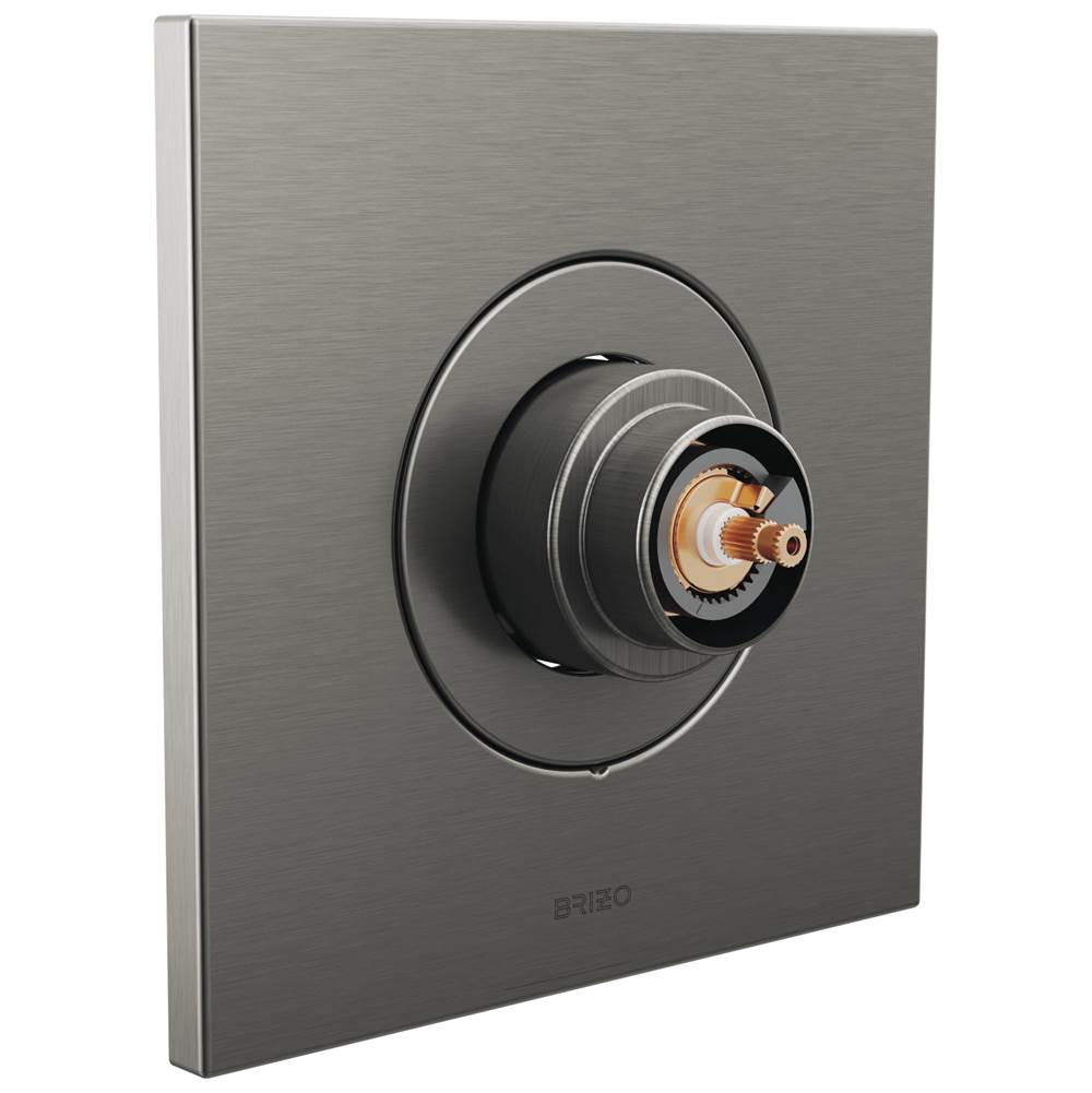 Brizo - Frank Lloyd Wright Sensori Thermostatic Valve Trim - Less Handle - Luxe Steel