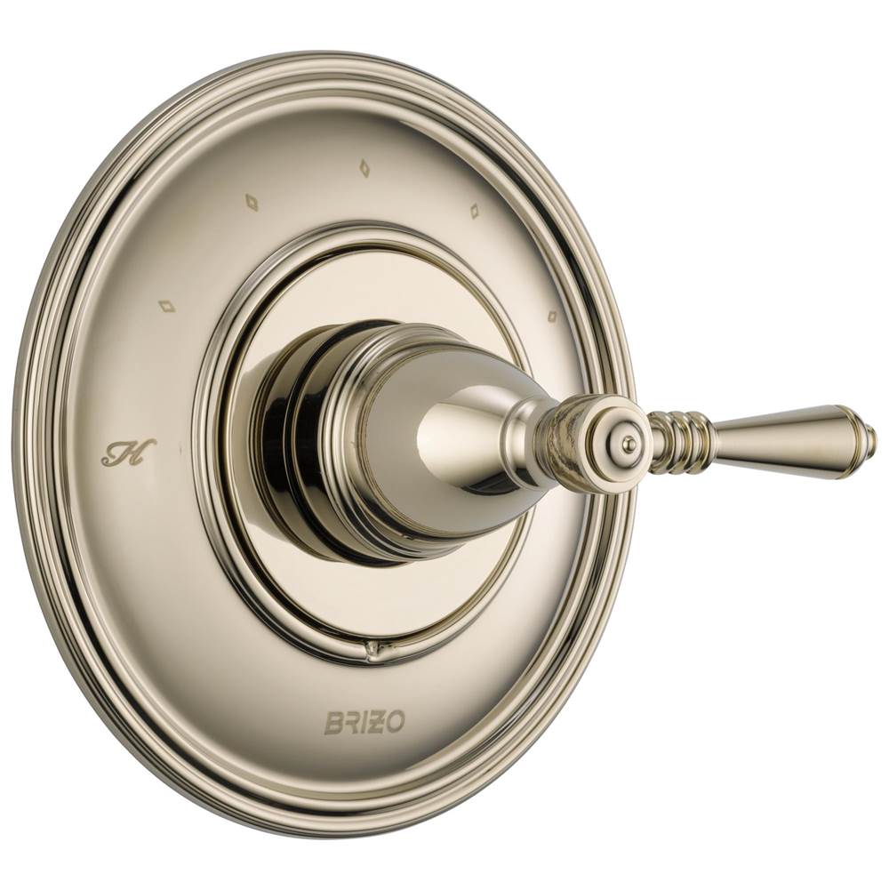 Brizo - Traditional Sensori Thermostatic Valve Trim - Lever - Polished Nickel
