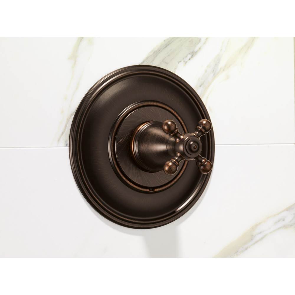 Traditional Sensori Thermostatic Valve Trim - Cross