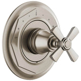 Brizo - Rook Sensori Thermostatic Valve Trim - Cross - Luxe Nickel