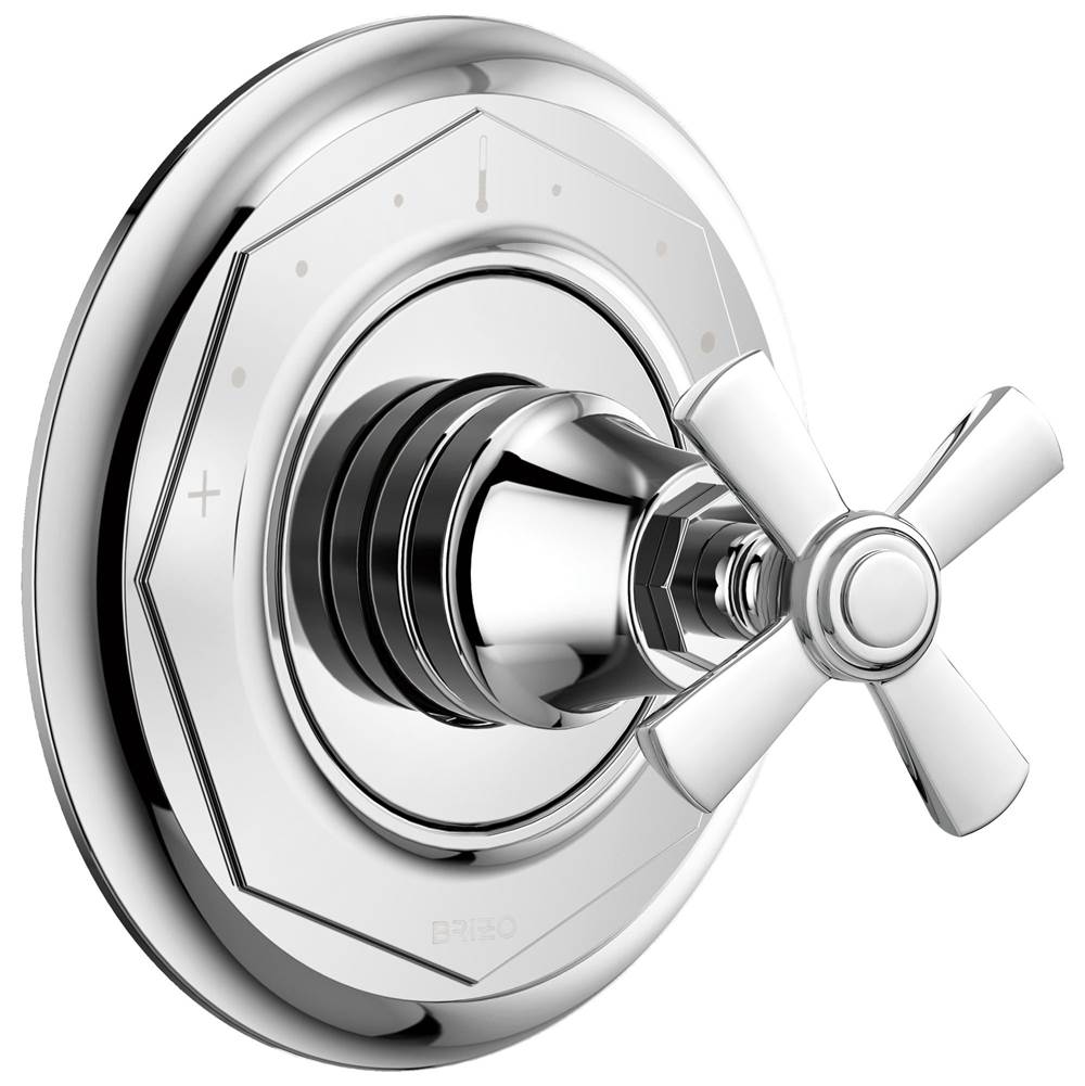 Brizo - Rook Sensori Thermostatic Valve Trim - Cross - Chrome