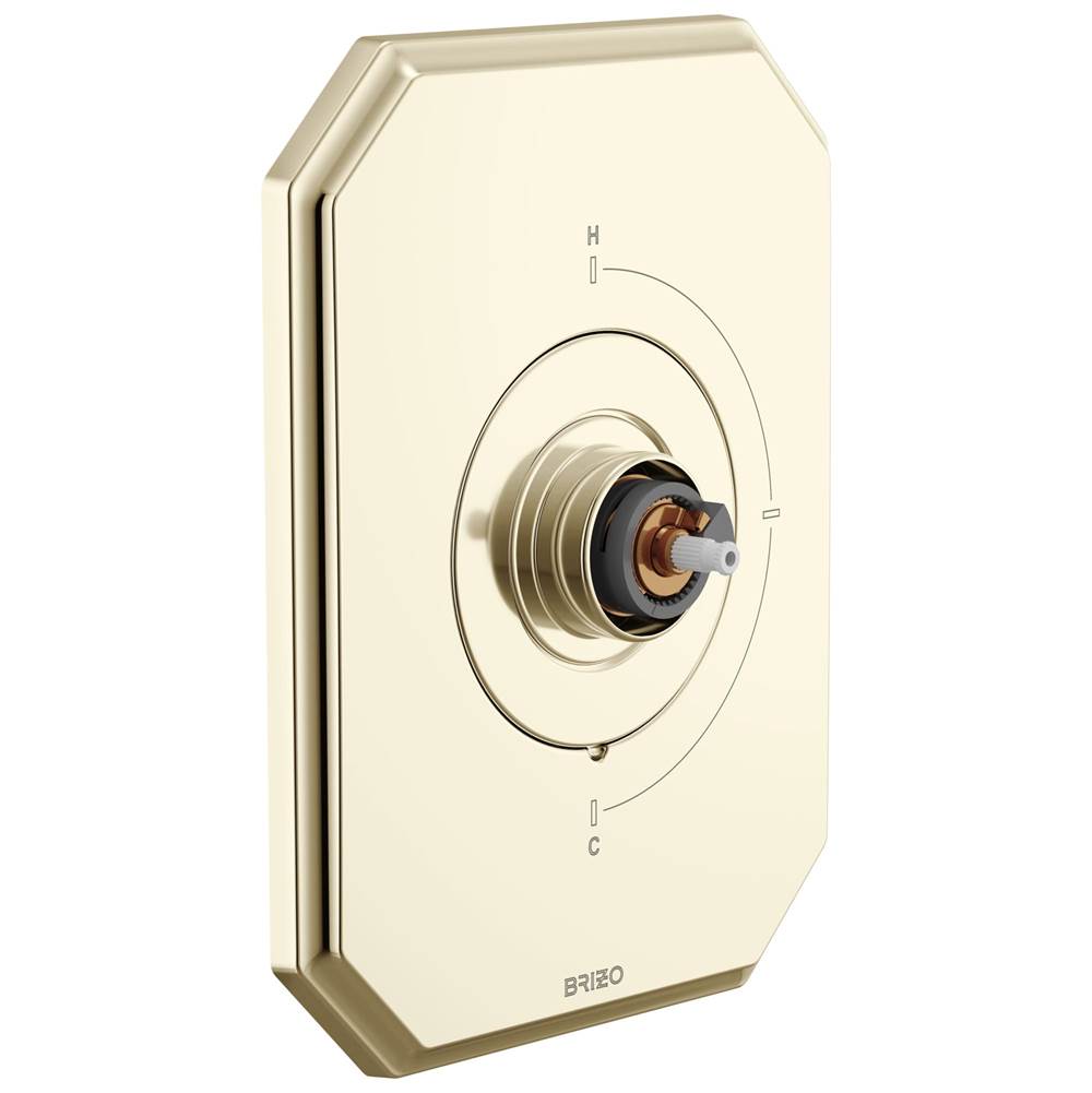 Brizo - BeauclereE Sensori Thermostatic Valve Trim - Less Handle - Polished Nickel