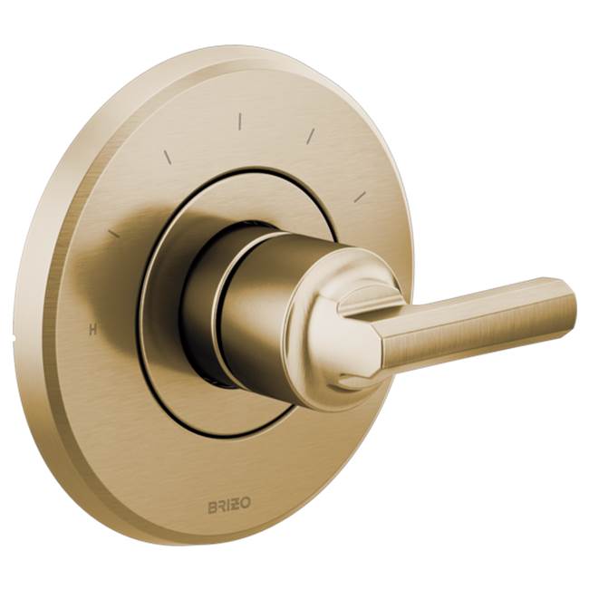Brizo - LevoirE Sensori Thermostatic Valve Trim - Less Handle - Luxe Gold
