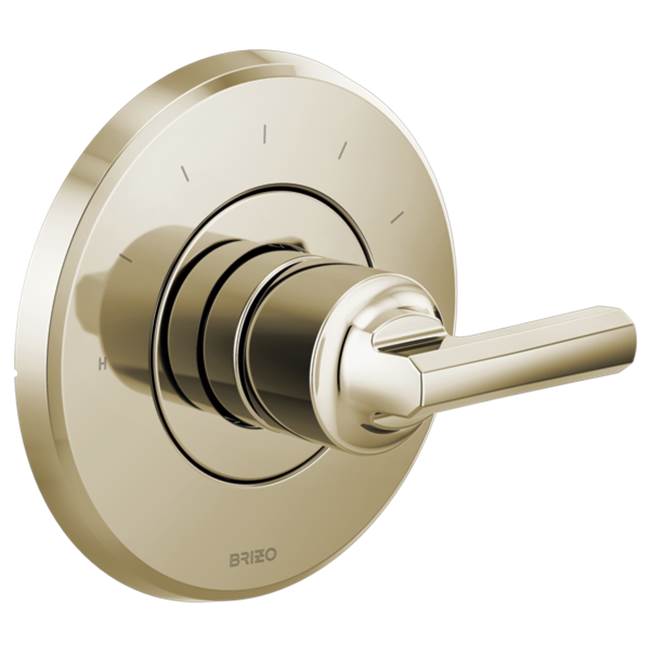 Brizo - LevoirE Sensori Thermostatic Valve Trim - Less Handle - Polished Nickel