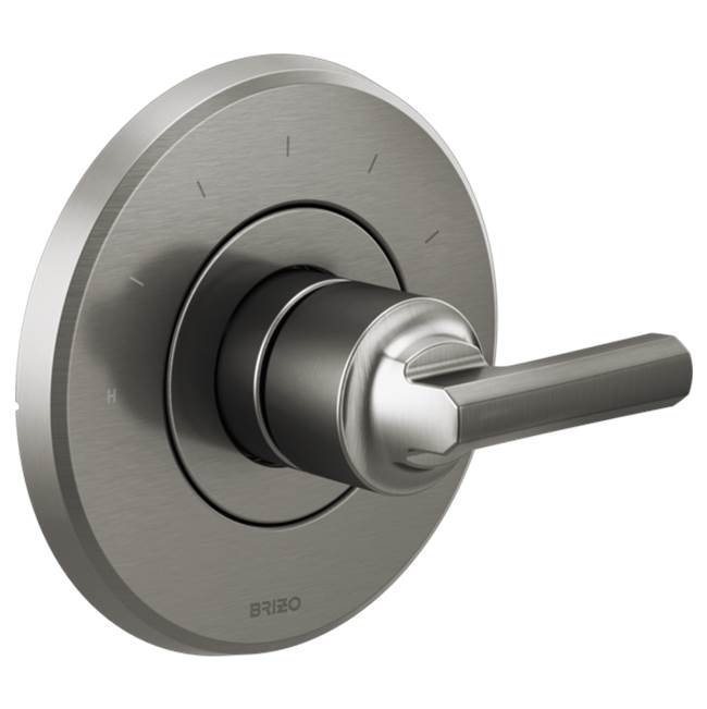Brizo - LevoirE Sensori Thermostatic Valve Trim - Less Handle - Luxe Steel