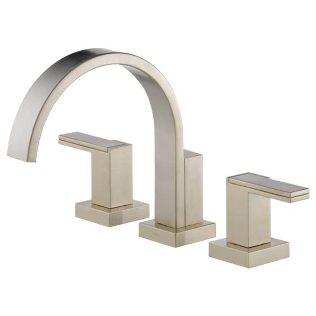 Brizo - Siderna Roman Tub Faucet - Less Handles - Brushed Nickel