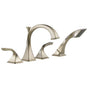 Brizo - Virage Roman Tub Faucet with Hand Shower - Brushed Nickel