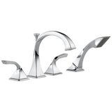 Brizo - Virage Roman Tub Faucet with Hand Shower - Chrome