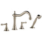 Brizo - Tresa Roman Tub Trim with Hand Shower - Brushed Nickel