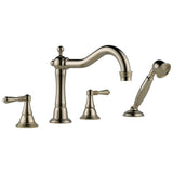 Brizo - Tresa Roman Tub Trim with Hand Shower - Polished Nickel