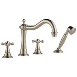 Brizo - Tresa Roman Tub Trim with Hand Shower - Brushed Nickel