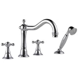 Brizo - Tresa Roman Tub Trim with Hand Shower - Chrome