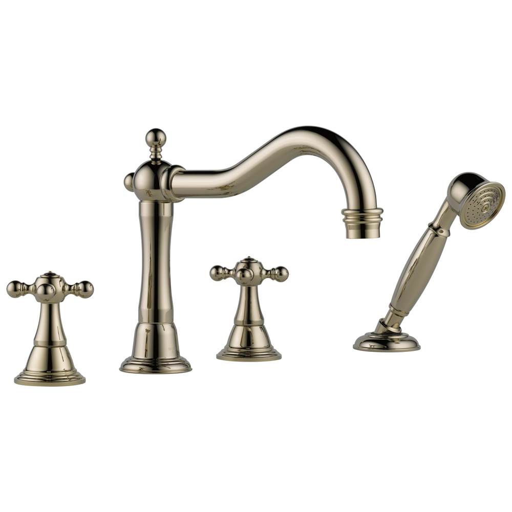 Brizo - Tresa Roman Tub Trim with Hand Shower - Polished Nickel