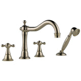 Brizo - Tresa Roman Tub Trim with Hand Shower - Polished Nickel