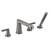 Brizo - LevoirE Roman Tub Faucet With Handshower - Less Handles - Luxe Steel