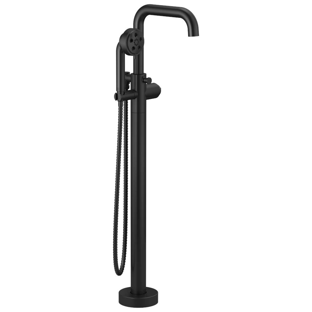 Brizo - Litze Single-Handle Freestanding Tub Filler - Less Handle - Matte Black