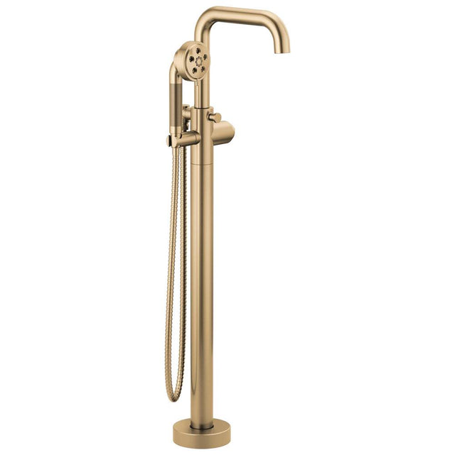 Brizo - Litze SINGLE-HANDLE FREESTANDING TUB FILLER - Less Handle - Luxe Gold