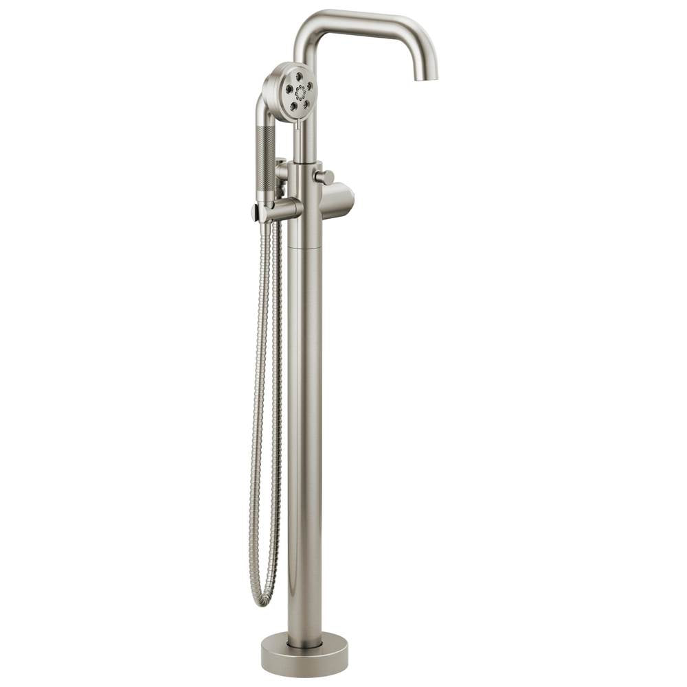 Brizo - Litze SINGLE-HANDLE FREESTANDING TUB FILLER - Less Handle - Luxe Nickel