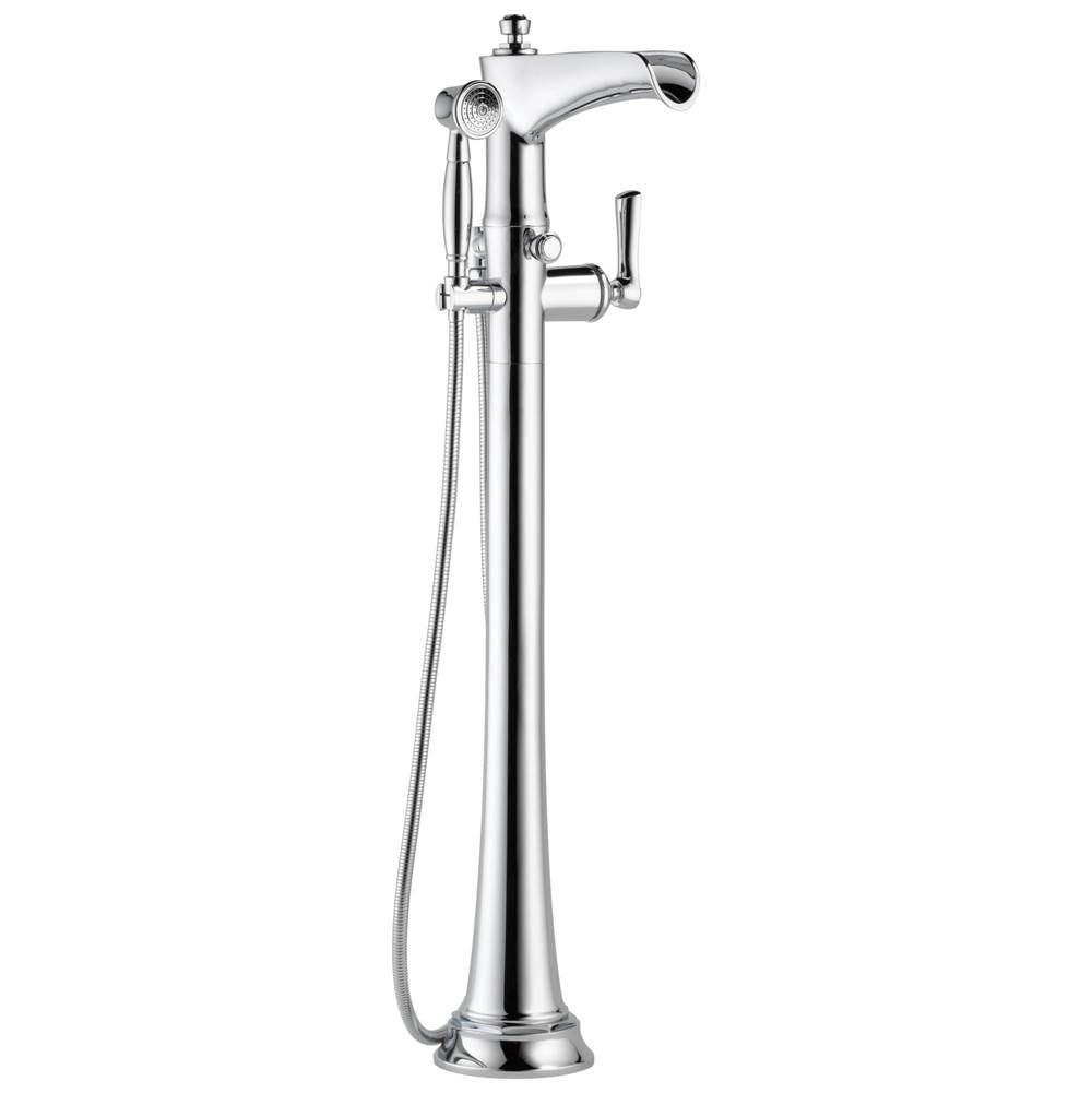 Brizo - Rook Freestanding Floor Mount Tub Filler - Chrome