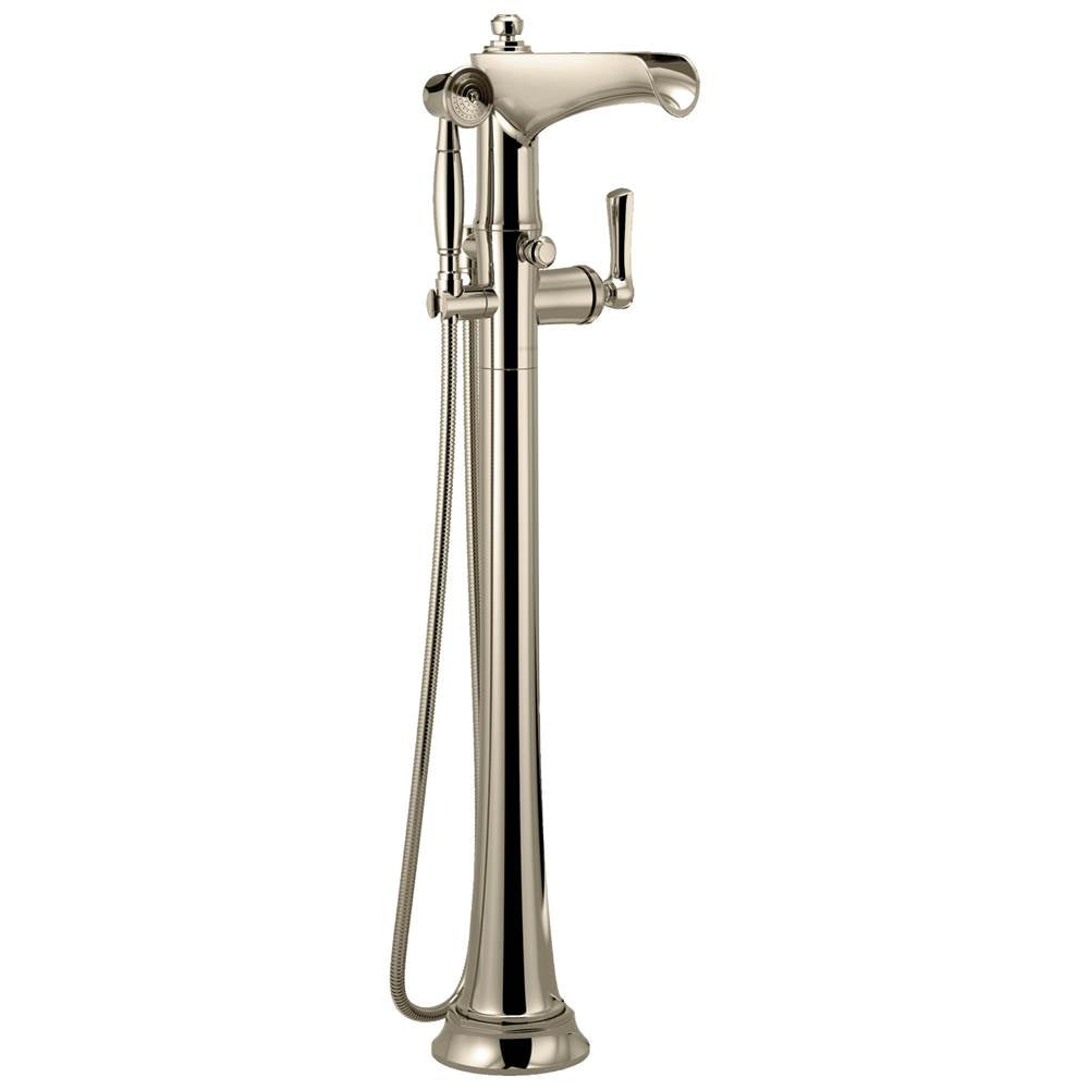 Brizo - Rook Freestanding Floor Mount Tub Filler - Polished Nickel
