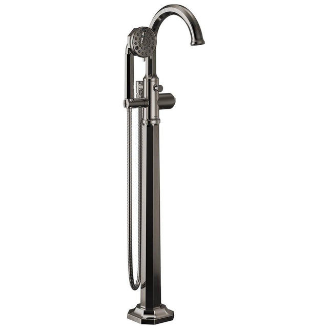 Brizo - BeauclereE Single-Handle Freestanding Tub Filler - Less Handle - Brilliance Black Onyx