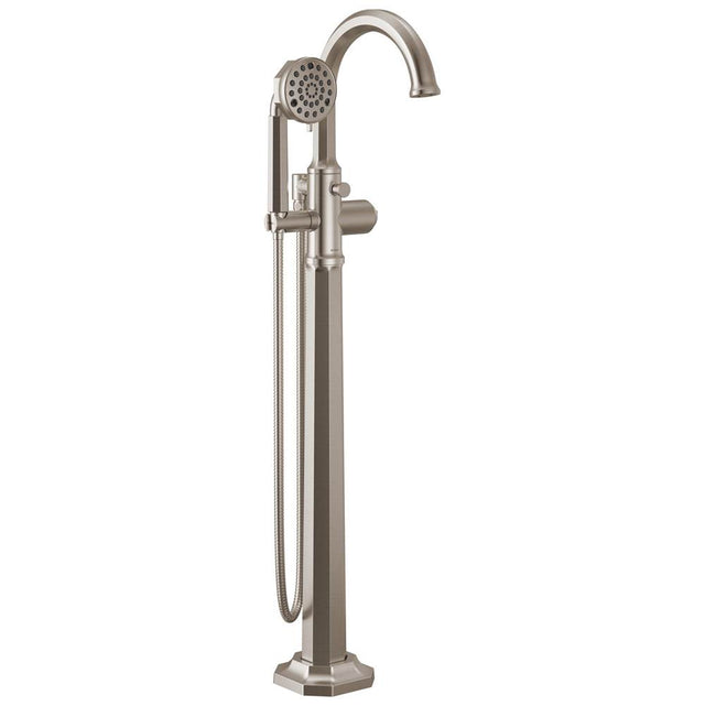 Brizo - BeauclereE Single-Handle Freestanding Tub Filler - Less Handle - Luxe Nickel