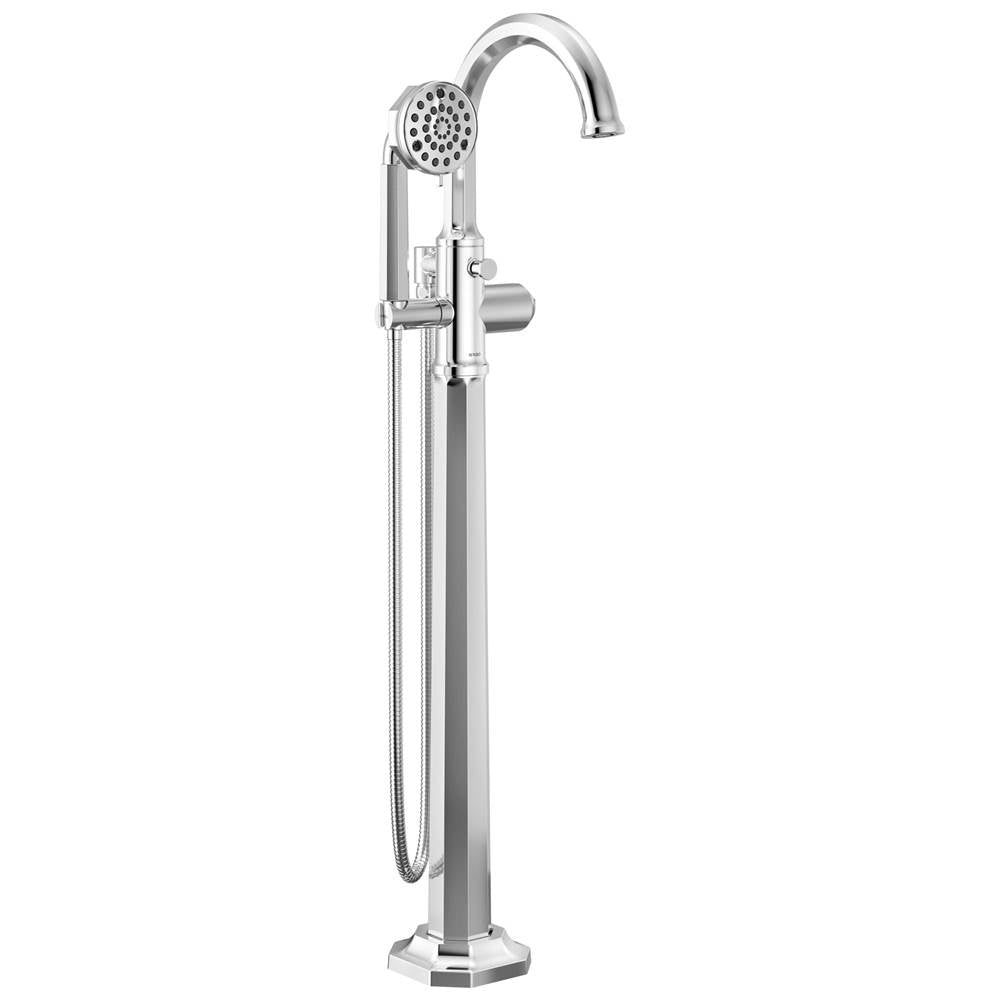 Brizo - BeauclereE Single-Handle Freestanding Tub Filler - Less Handle - Chrome
