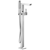 Brizo - Vettis Single-Handle Floor Mount Tub Filler - Chrome