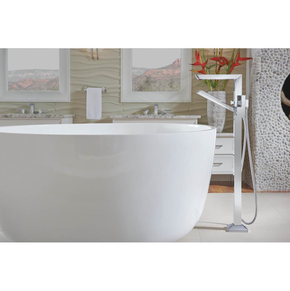 Vettis Single-Handle Floor Mount Tub Filler