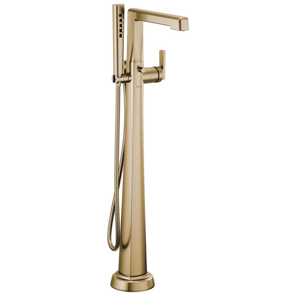 Brizo - LevoirE Single-Handle Floor Mount Tub Filler - Luxe Gold